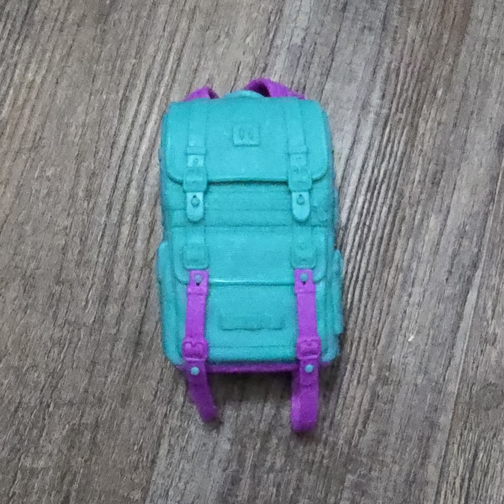 Barbie Malibu It Take Two Camping Backpack Only Purple Turquoise Replacement